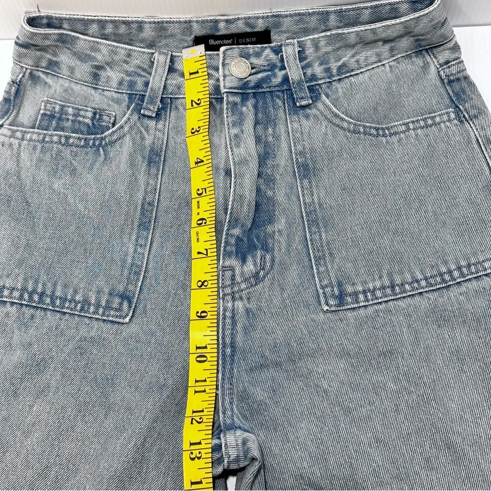 Bluenotes High Rise Carpenter Jeans Women’s Size 0 Light Wash Denim Painter Pant - Picture 11 of 14